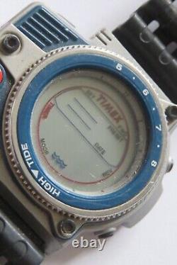Vintage Timex HIgh Tide Watch Men's Broken Band Needs Battery