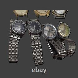 Vintage Timex Lot 15 Assorted Watches Parts Repair Mixed Models