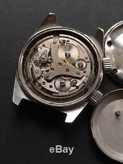 Vintage Tissot PR-516 Sonorous Mechanical Alarm Watch Working For Parts