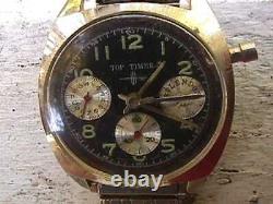 Vintage Top Timer Swiss Made Chronograph Watch Parts