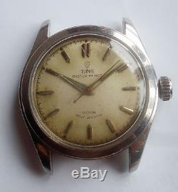 Vintage Tudor Oyster Prince 390 S/s 7809 Automatic Wristwatch 4 Repairs Or Parts