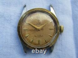 Vintage Tudor Small Rose Oyster Prince Watch 7909 Caliber 390 Not Working