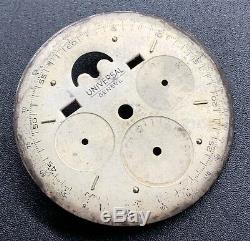 Vintage Universal Geneve Tri-compax dial 31.4mm