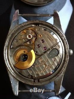 Vintage Universal Polerouter Mens Hf Watch 1955-58 Microtor Cal 215 Not Working