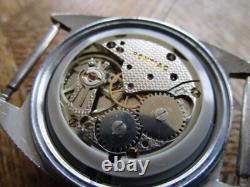 Vintage Used Chromed PONTIAC Memodate Manual Watch Cal. ETA 2763. For parts