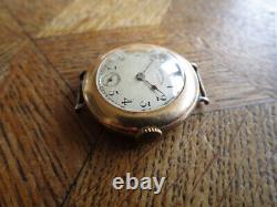 Vintage Used Gold Plated MOVADO Chronometer Watch Cal. 150 MN. For Parts