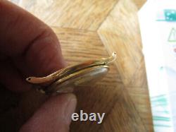 Vintage Used Gold Plated ORGANA Pointer Date. FHF 175/3 10 1/2. For Parts