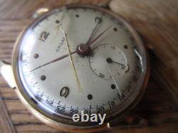 Vintage Used Gold Plated ORGANA Pointer Date. FHF 175/3 10 1/2. For Parts