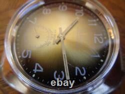 Vintage Used Steel BUREN Wehrmachtwerk Manual Watch Cal. UT 6376. For parts