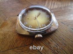 Vintage Used Steel BUREN Wehrmachtwerk Manual Watch Cal. UT 6376. For parts