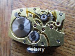 Vintage Used Steel RANGE Rectangular Manual Watch Cal. Durowe 275. For parts