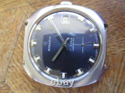 Vintage Used Steel RODANIA Manual Watch Cal. Unitas 6425. For parts