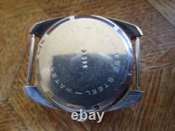 Vintage Used Steel RODANIA Manual Watch Cal. Unitas 6425. For parts