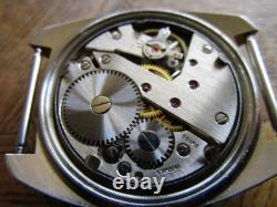 Vintage Used Steel RODANIA Manual Watch Cal. Unitas 6425. For parts