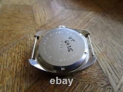 Vintage Used Steel RODANIA Manual Watch Cal. Unitas 6425. For parts