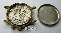 Vintage VALJOUX 7733 MANUAL WIND CHRONOGRAPH WATCH FOR PARTS REPAIR PROJECT