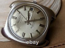 Vintage Vulcain Superautomatic Day-Date Watch withFelsa 4009, Runs FOR PARTS/REPAIR