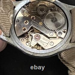 Vintage WW2 type A-11 military watch WW2 1940's For Parts Not Working