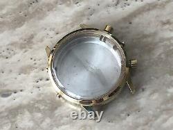 Vintage Wakmann Chronograph 2tone Case Men's Watch For Part