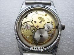 Vintage Waltham 17 Jewels Date Analog Hand Wind Swiss Watch (A752) Broken Bands