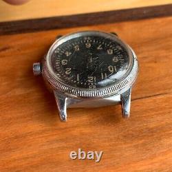 Vintage Waltham A-11 WWII US Military Wristwatch Incomplete Project PARTS REPAIR
