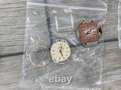 Vintage Waltham Elgin Seiko Watch Movements Parts Lot Art Deco Westfield Bulova