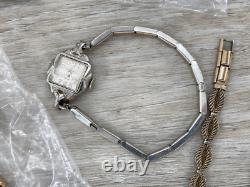 Vintage Waltham Elgin Seiko Watch Movements Parts Lot Art Deco Westfield Bulova