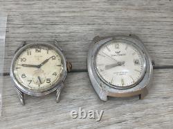 Vintage Waltham Elgin Seiko Watch Movements Parts Lot Art Deco Westfield Bulova