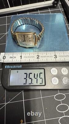 Vintage Waltham Premier Gold Filled Wristwatch USA Art Deco