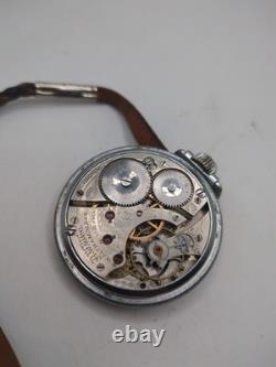 Vintage Waltham Premier Pocket Watch, As Is, Doesn't Work, Has Rust On Dial