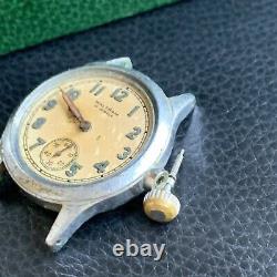 Vintage Waltham US Military Field Watch 6/0-B 17 Jewels Wristwatch for Parts