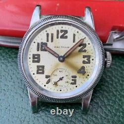 Vintage Waltham US Military Luminous Dial Watch OC-189645 for PARTS / REPAIR
