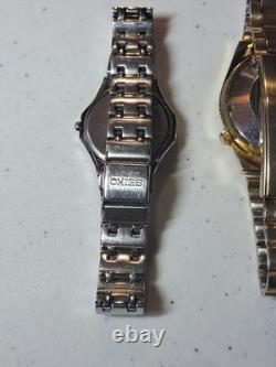 Vintage Watch Lot 9 pcs Timex Seiko Gubelin Lorus Carriage For Parts Repair