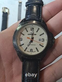 Vintage Watch Lot 9 pcs Timex Seiko Gubelin Lorus Carriage For Parts Repair