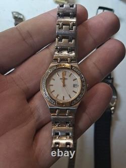 Vintage Watch Lot 9 pcs Timex Seiko Gubelin Lorus Carriage For Parts Repair