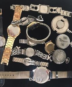 Vintage Watch Lot 925 Boma Sterling Gruen Bolivia Fossil More Repair & Parts