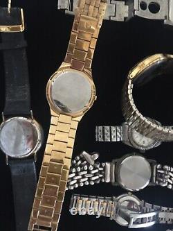 Vintage Watch Lot 925 Boma Sterling Gruen Bolivia Fossil More Repair & Parts