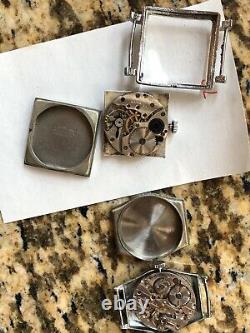Vintage Watch Lot, Working, Not Working, Parts Or Repair Lanco, Doxa, Wittnauer