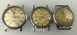 Vintage Watch Lot for Parts Or Repair