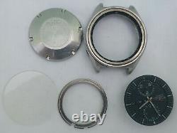 Vintage Watch Seiko Chronograph 6138 3002 Jumbo Restoration Project + Bracelet