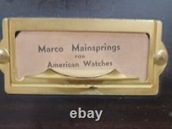 Vintage Watch parts Swiss & American main springs Withcabinet watchmaker 100's NEW