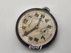 Vintage Waterproof SWISS WATCH For PARTS / REPAIR FOND ACIER INOXYDABLE