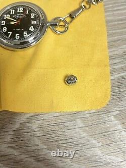 Vintage West End Watch Co Sowar Manual Winding Pocket Watch Broken Crown