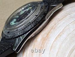 Vintage Westclox World Time Diver Watch withIreland Strap, Runs FOR PARTS/REPAIR