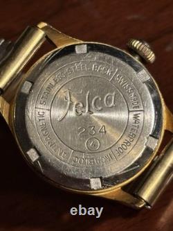 Vintage Women's FELCA Gold Tone 17 Jewel Swiss Mechanical Watch (For Parts)
