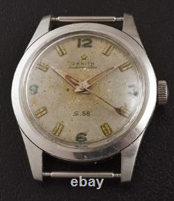 Vintage Zenith S. 58 Mk1 For Spare Parts Working Original Parts Ideal For Restora