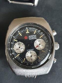Vintage chronographs Breitling Roamer Hamilton Zodiac Valjoux 72 repair