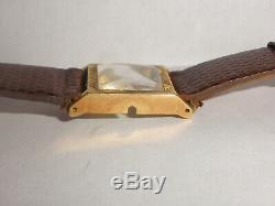 Vintage ladies Rolex precision 18k gold watch not working for parts or repairs