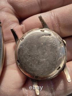 Vintage men 10kt gold filled watches (Croton/Bulova)for parts only