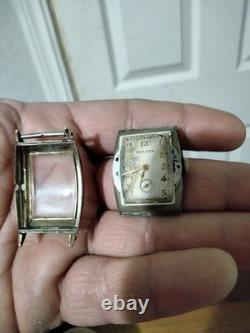 Vintage men 10kt gold filled watches (Croton/Bulova)for parts only